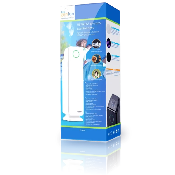 Verpakking van HEPA LUCHTREINIGER PR-955S-UV WIT