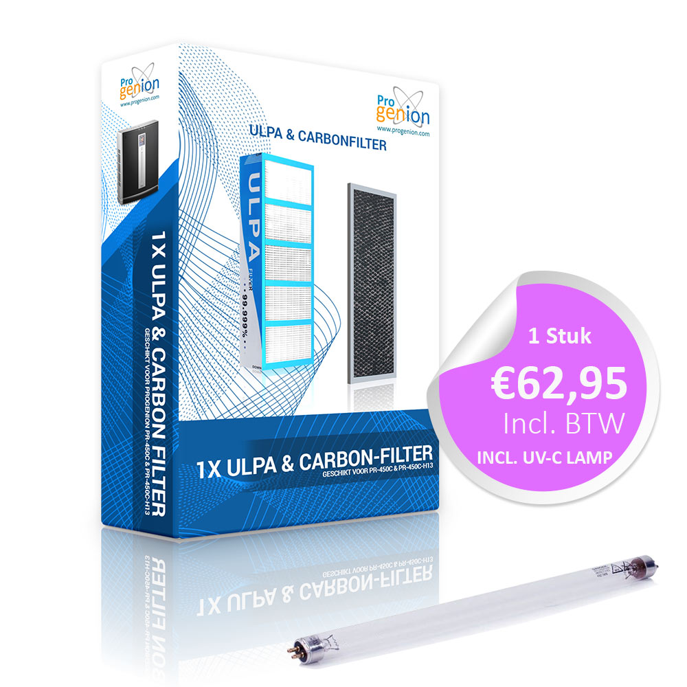 PR-450C Filterset Incl. UV-C lamp