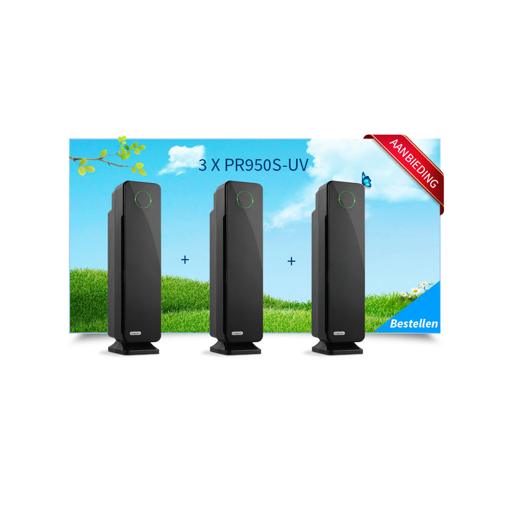Aanbieding 3X PR950UV-S Zwart