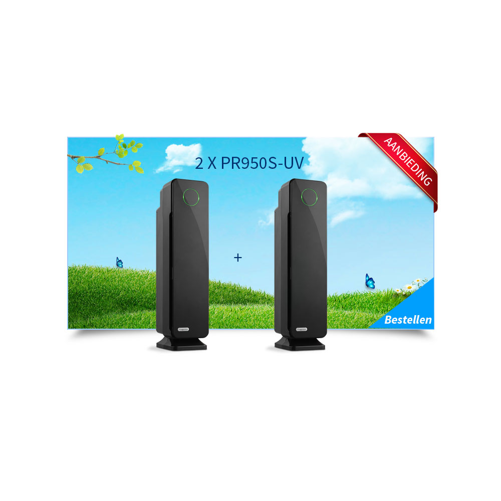 Aanbieding 2X PR950UV-S Zwart
