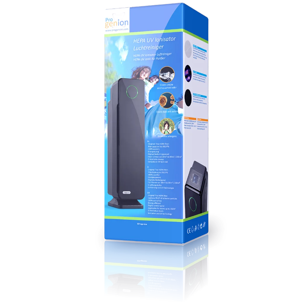 HEPA LUCHTREINIGER PR-955S-UV ZWART