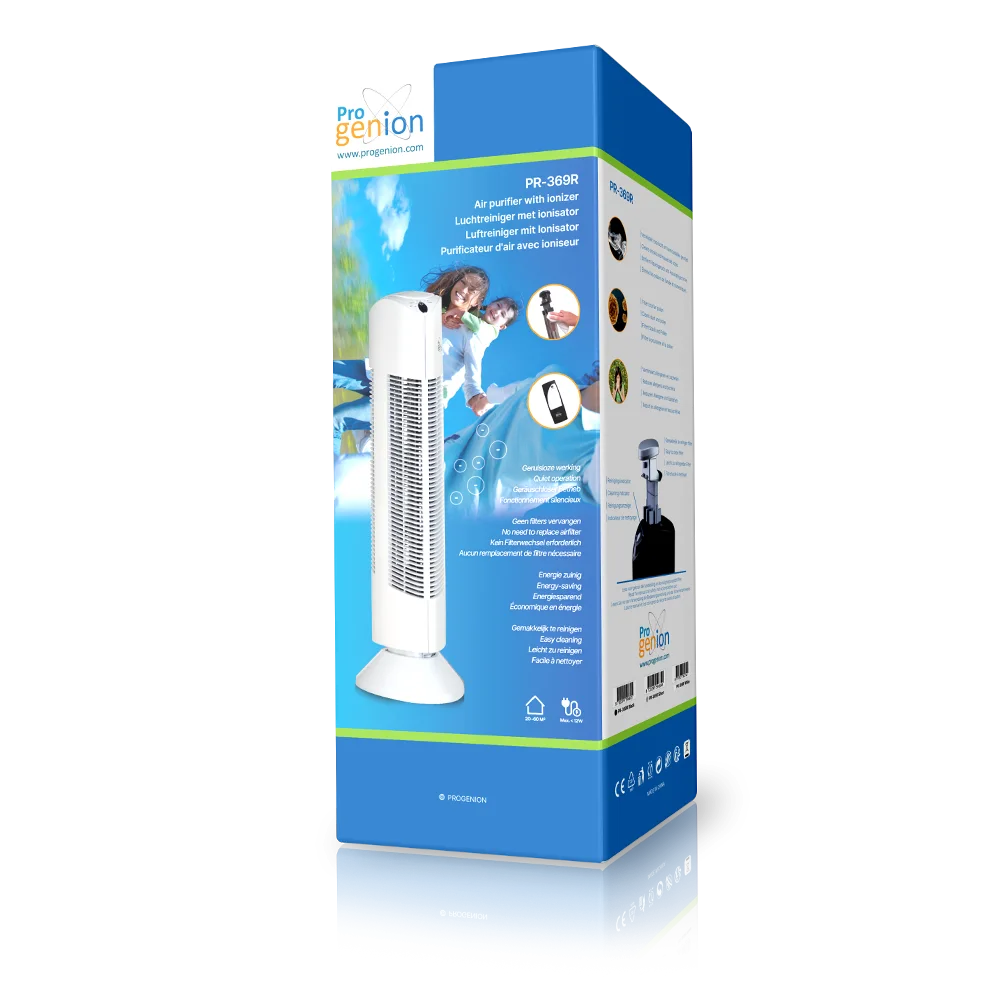 Luchtreiniger met ionisator PR-369R Wit